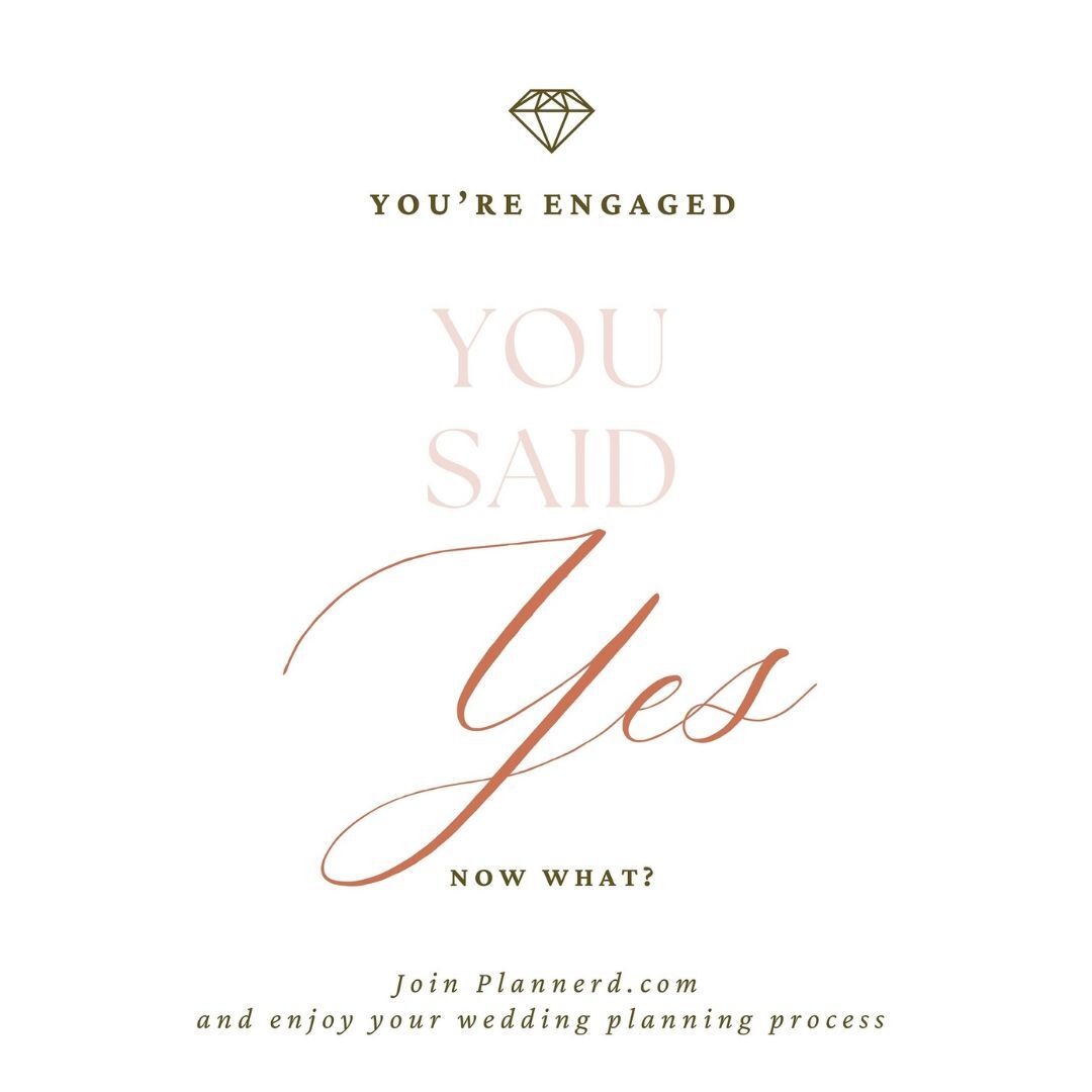 You just said YES! 