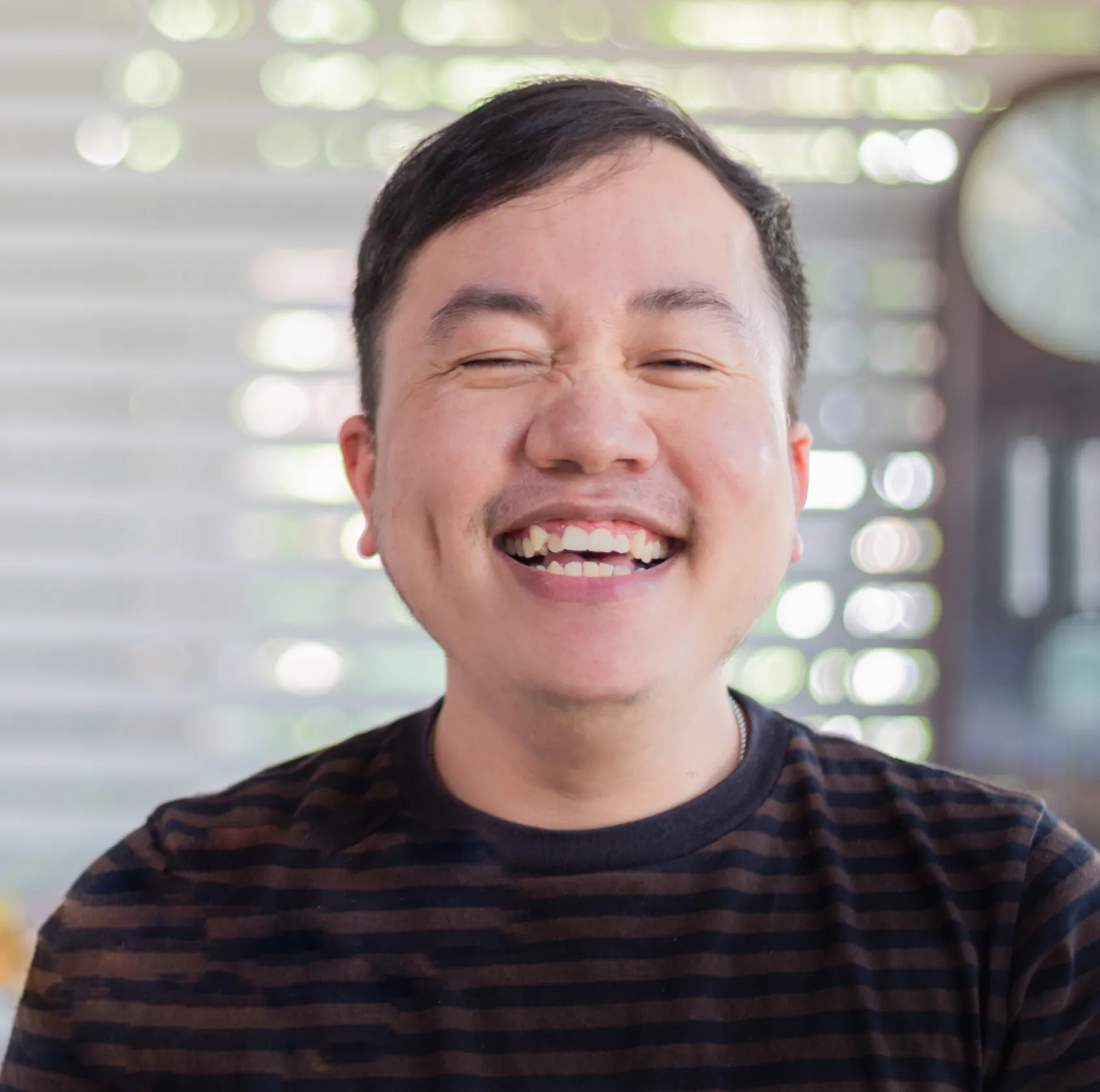 Man smiling