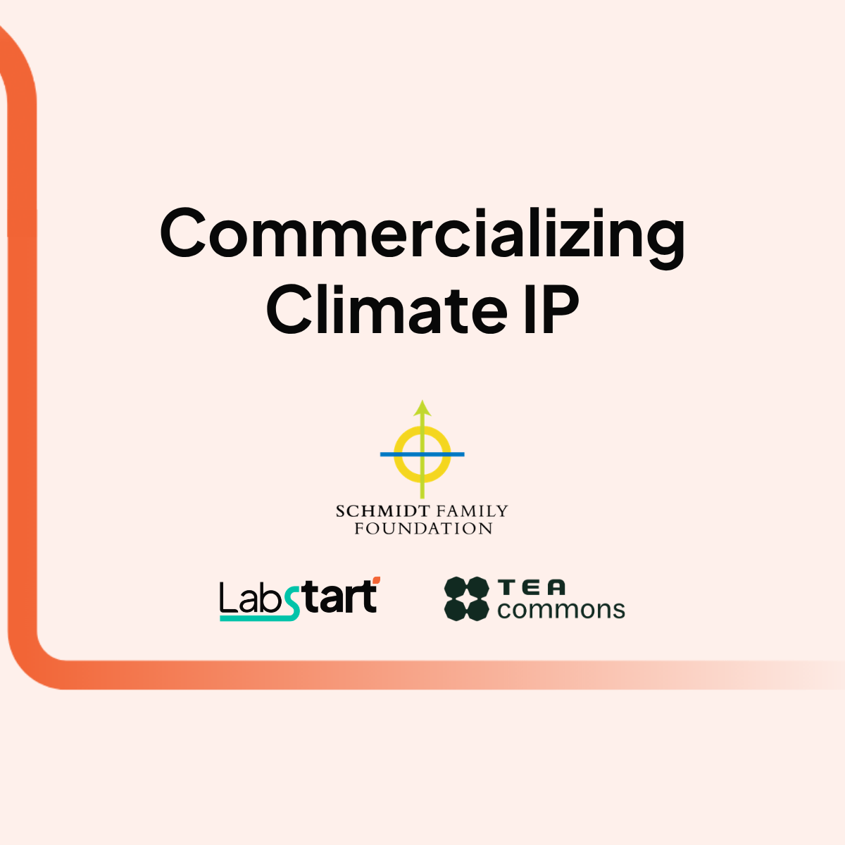 Schmidt Foundation, LabStart, TEA Commons logos