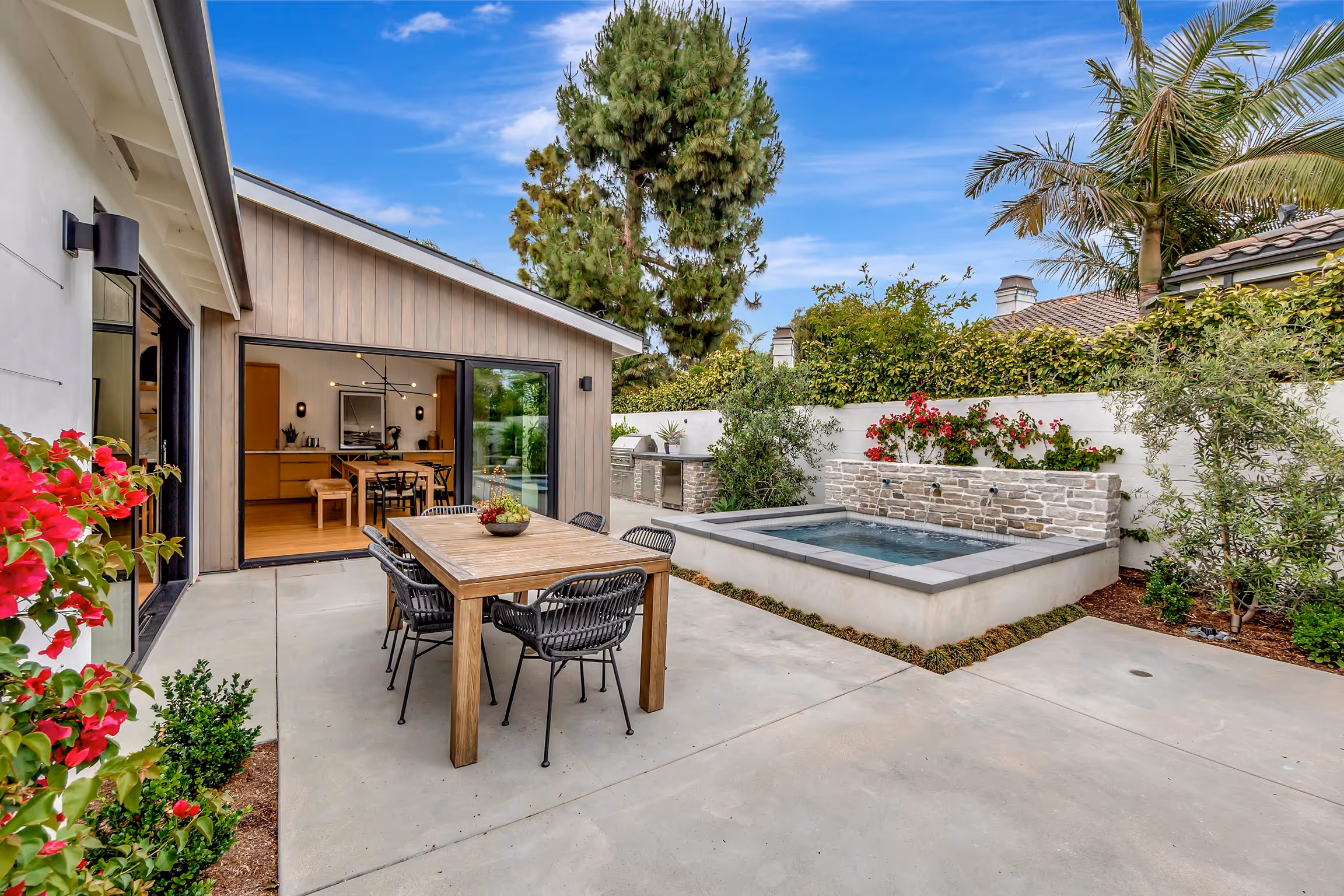 Custom backyard, landscape and hardscape