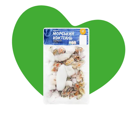 Морський коктейль заморожений торгової марки NOVUS