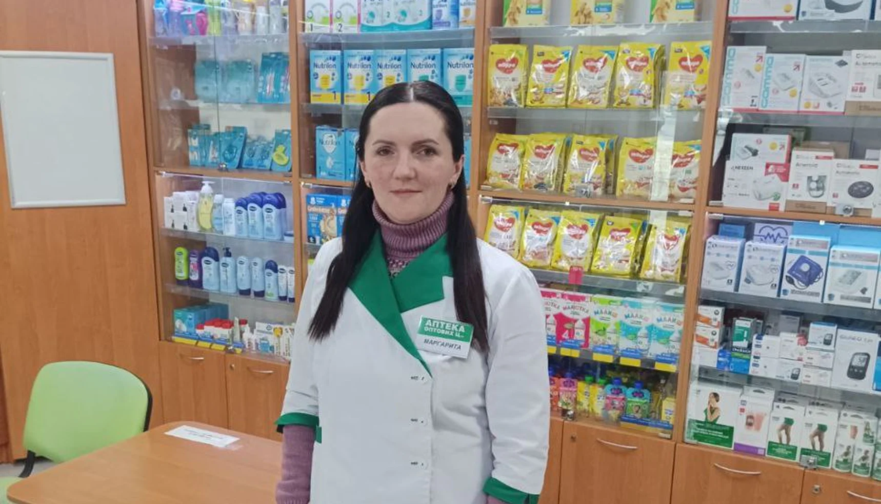 Маргарита Циганова завідувачка аптеки Аптека 9-1-1 в Ізюмі Харківської області