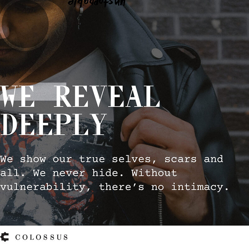 Instagram post: Brand value 2, We reveal deeply