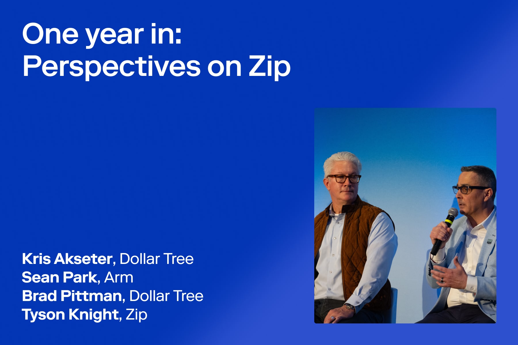 One year in: Perspectives on Zip