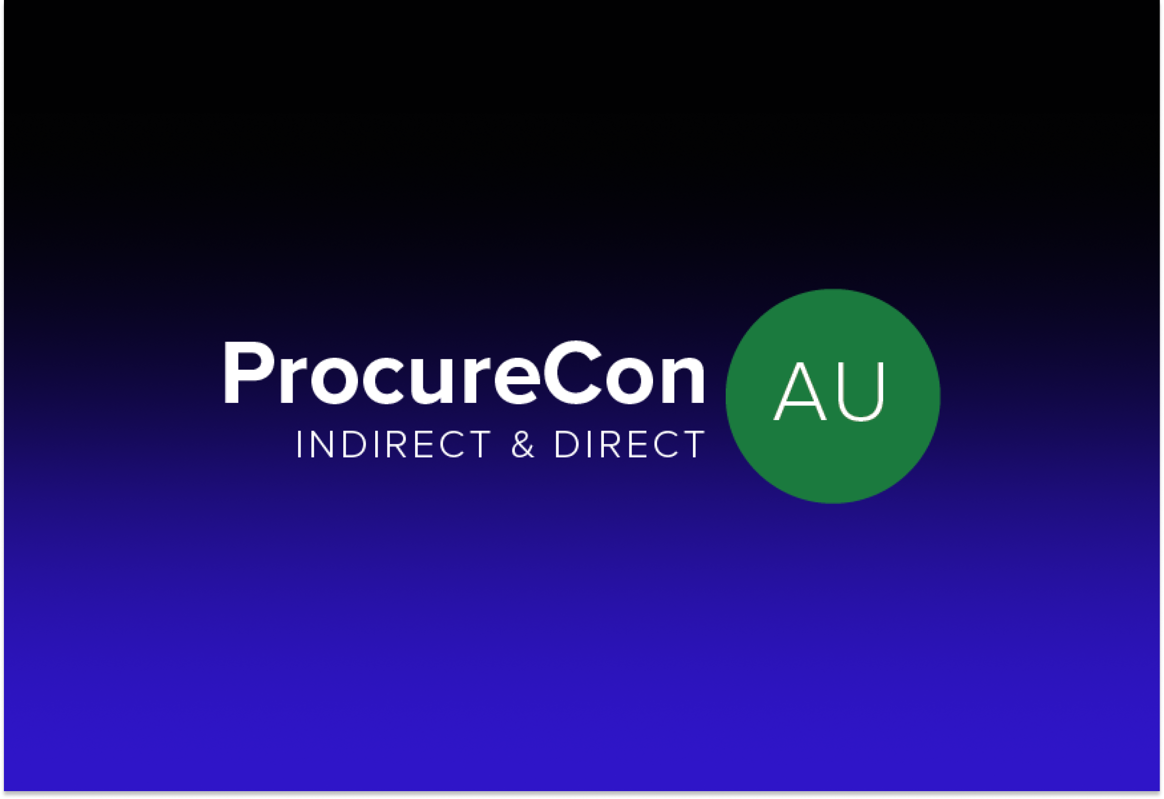 ProcureCon Indirect & Direct AU