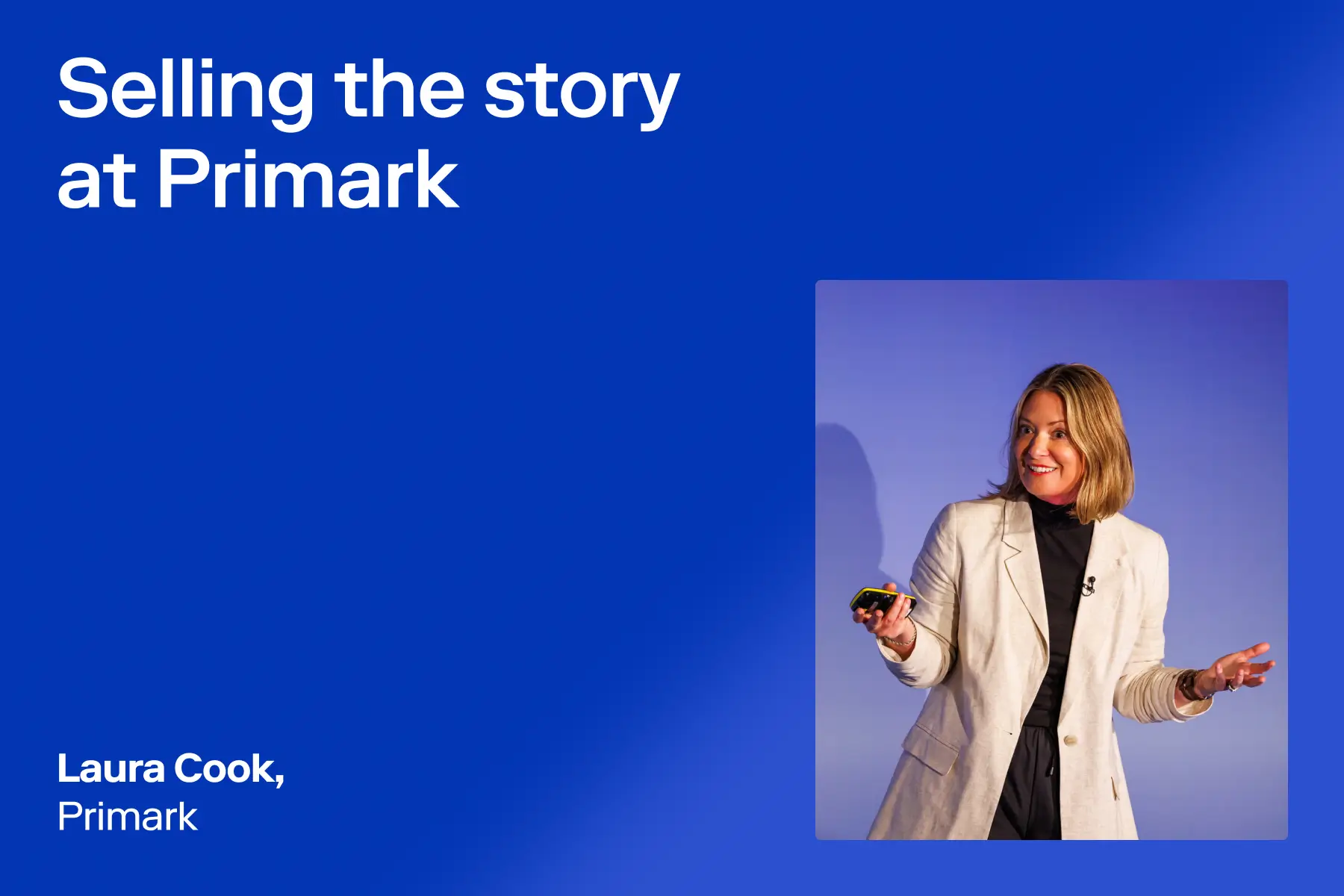 Selling the story at Primark