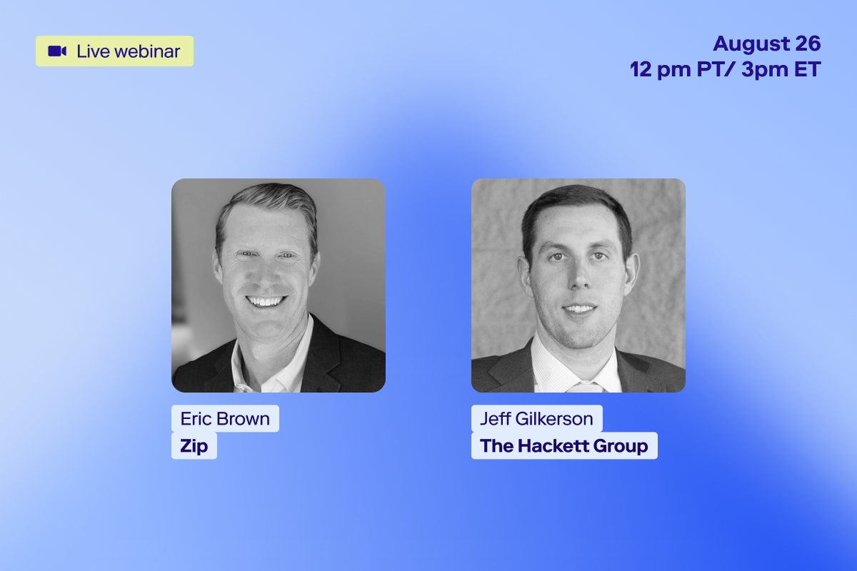 Zip & Hackett: Modernizing procurement on Oracle