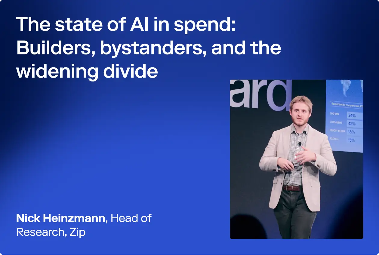 The state of AI in spend: Builders, bystanders, and the widening divide