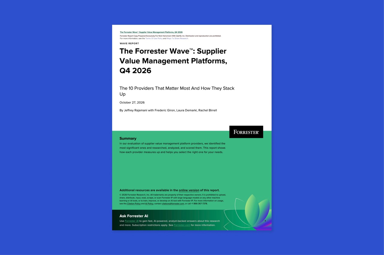 Forrester Wave™: Supplier Value Management Platforms Q4 2026