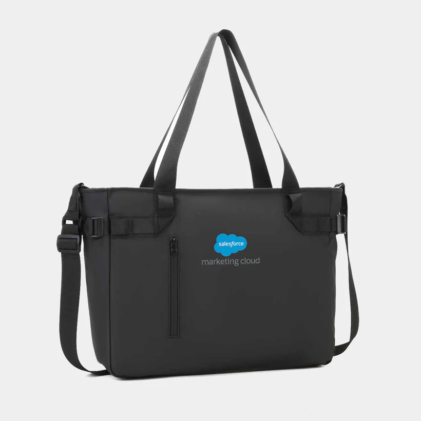 A branded black bag perfect for employee recognition