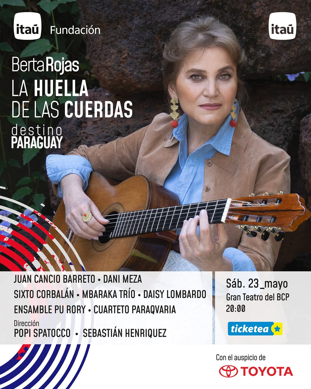 Berta Rojas – La Huella de las Cuerdas, Destino Paraguay