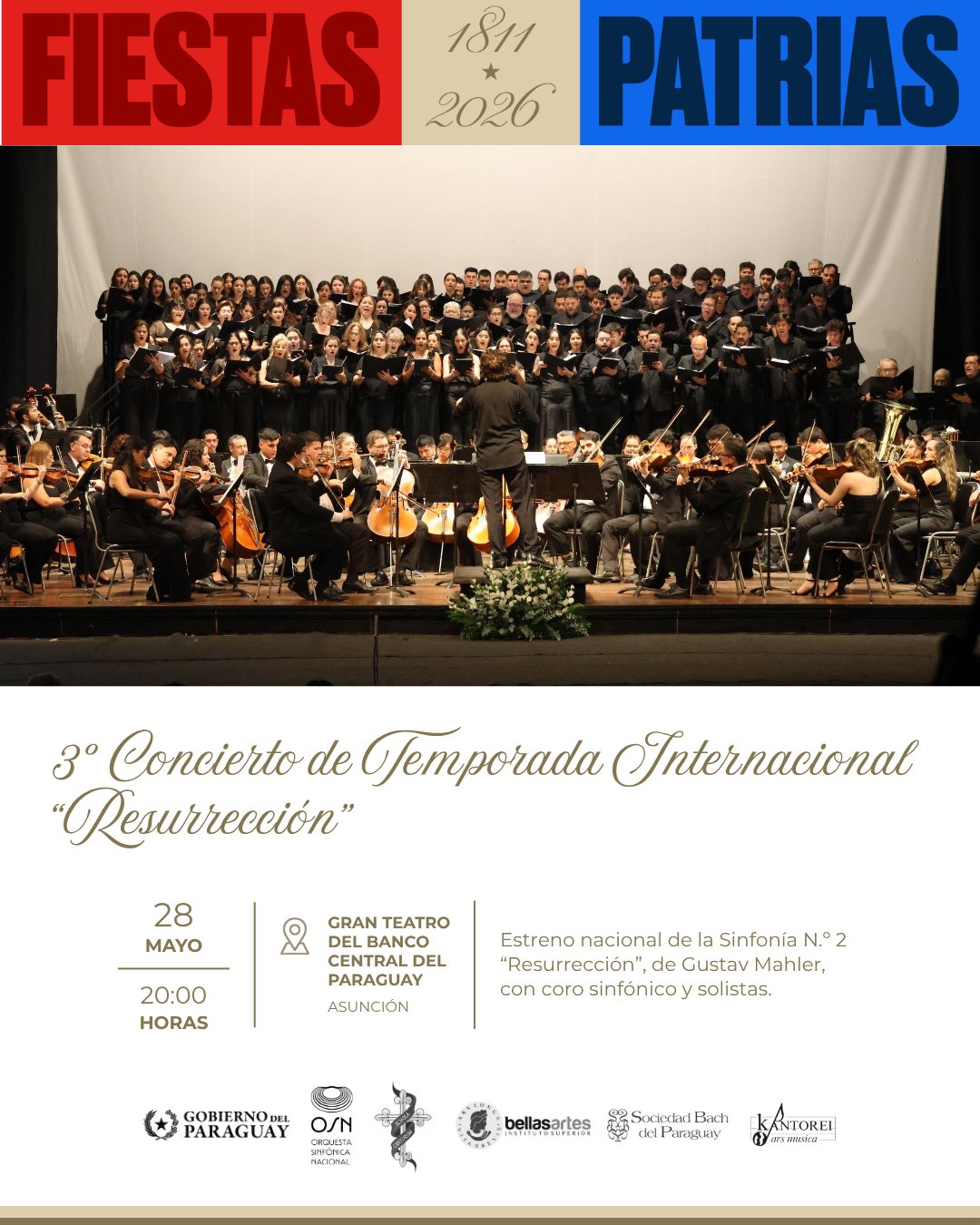 3° Concierto de Temporada Internacional "Resurrección"