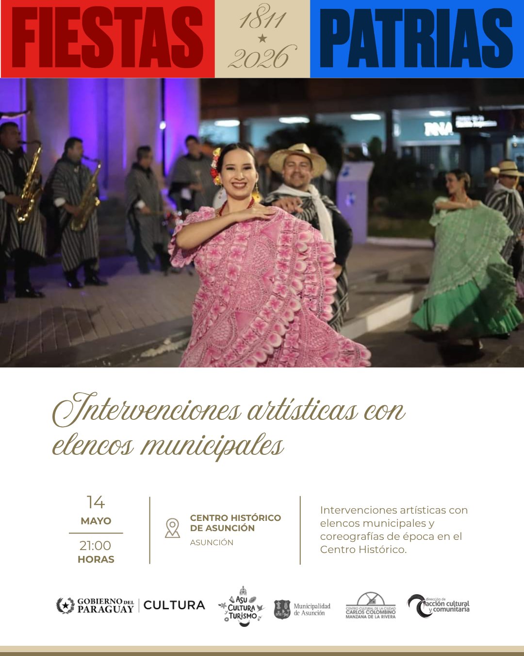 Intervenciones artísticas con elencos municipales