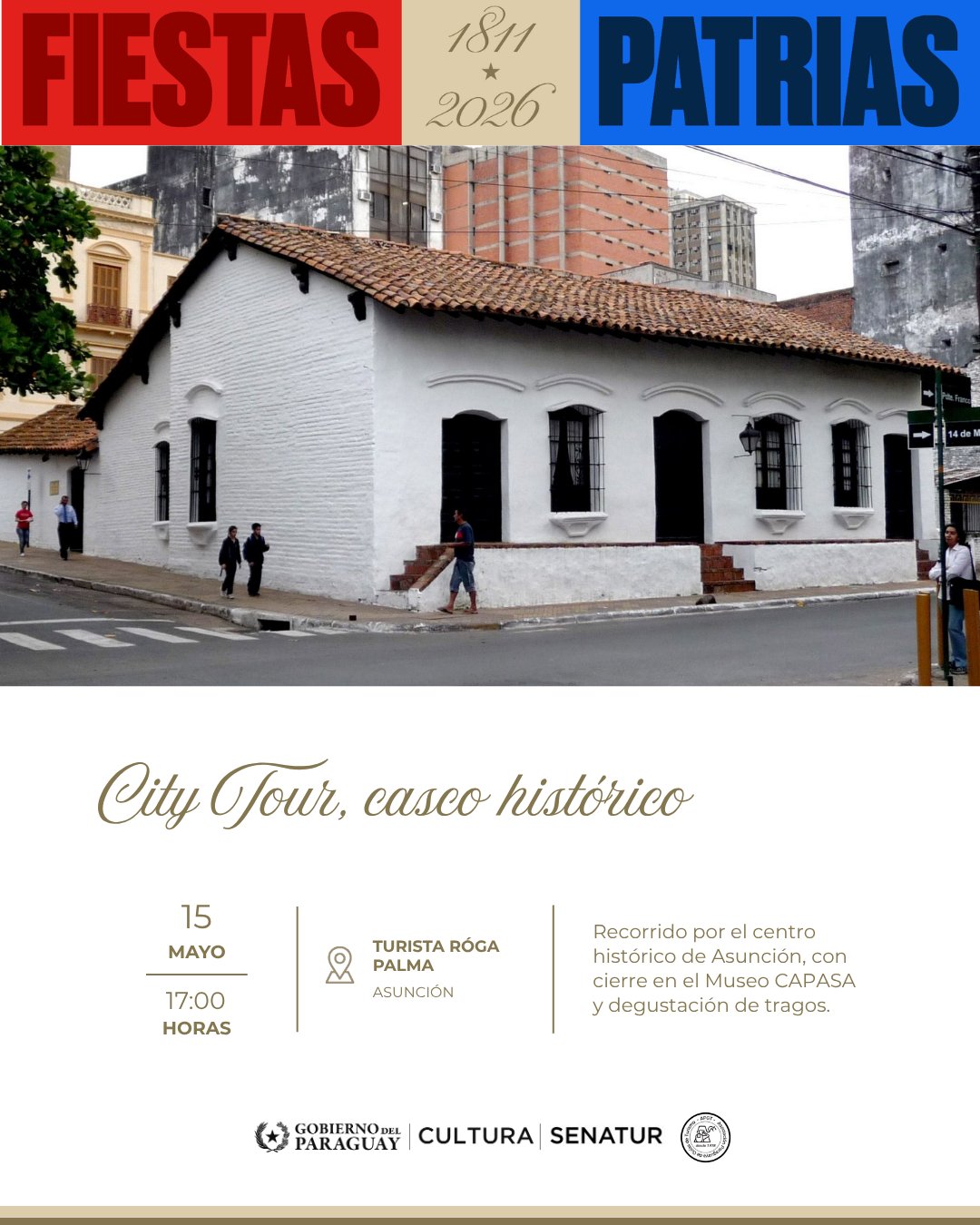 City Tour, casco histórico – 15 de mayo