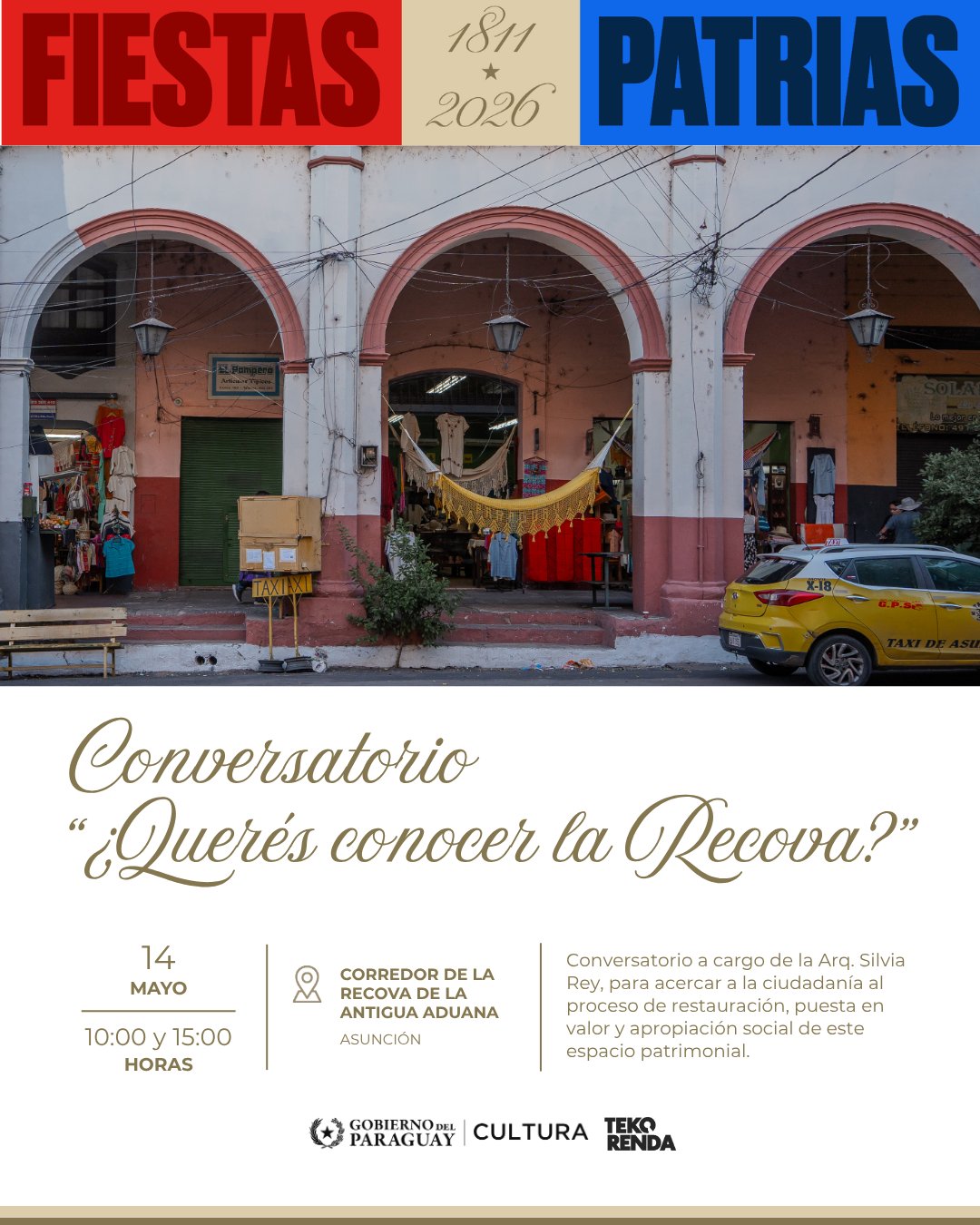Conversatorio: ¿Querés conocer la Recova?