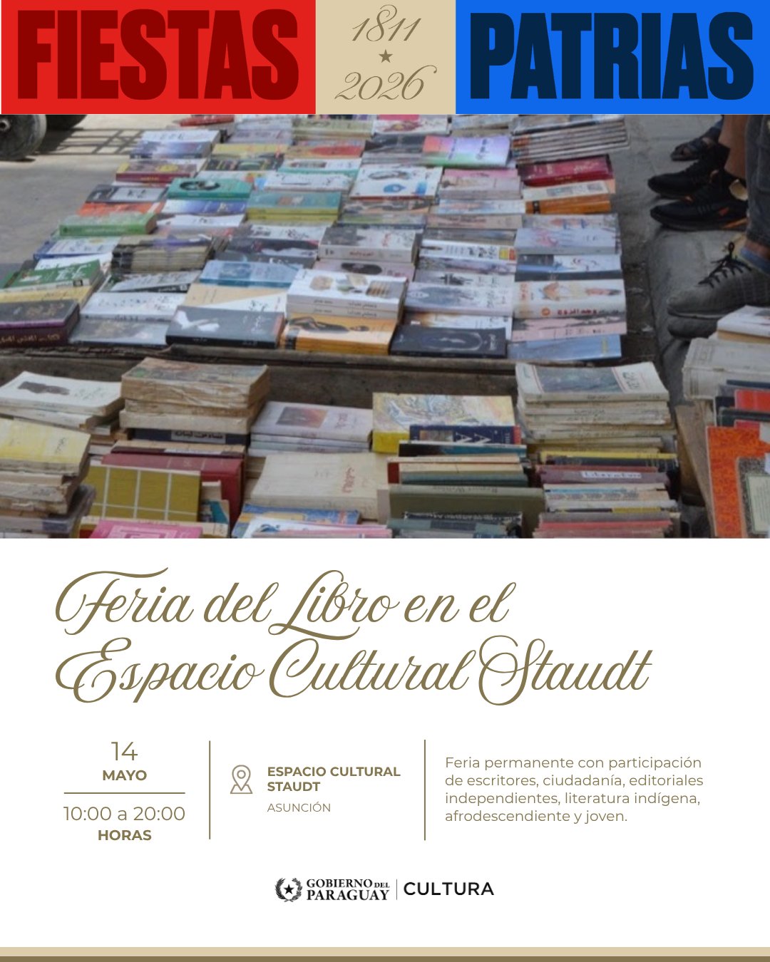 Feria del Libro en el Espacio Cultural Staudt