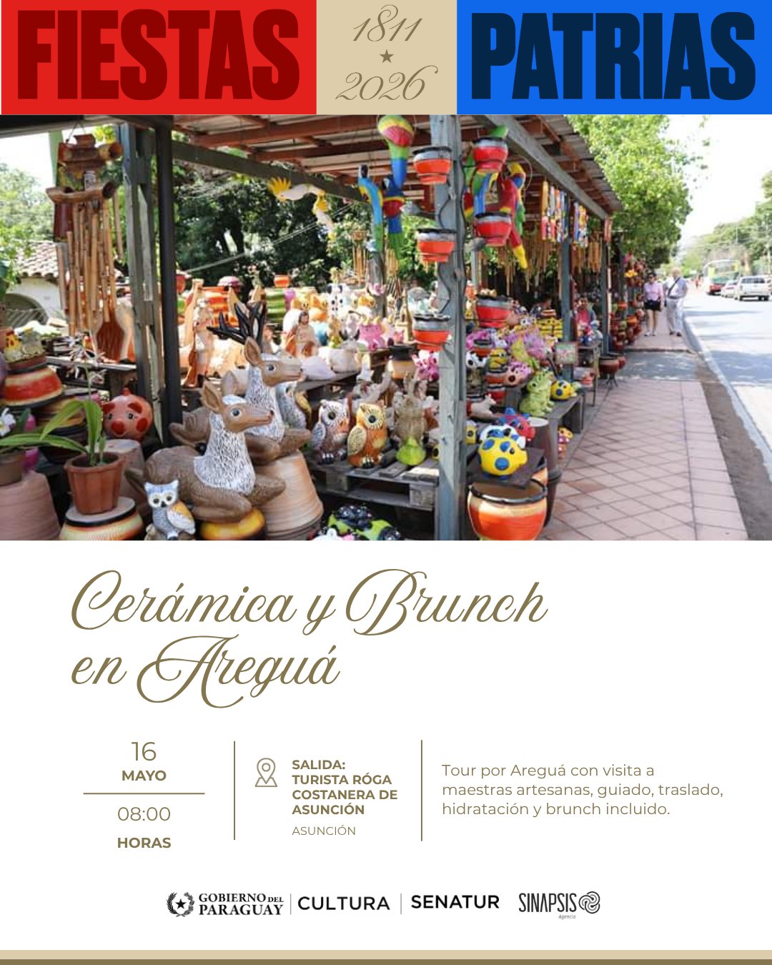 Cerámica y Brunch en Areguá