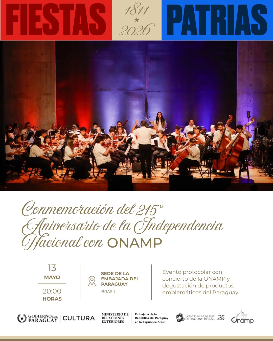Conmemoración del 215° Aniversario de la Independencia Nacional con ONAMP – Brasilia