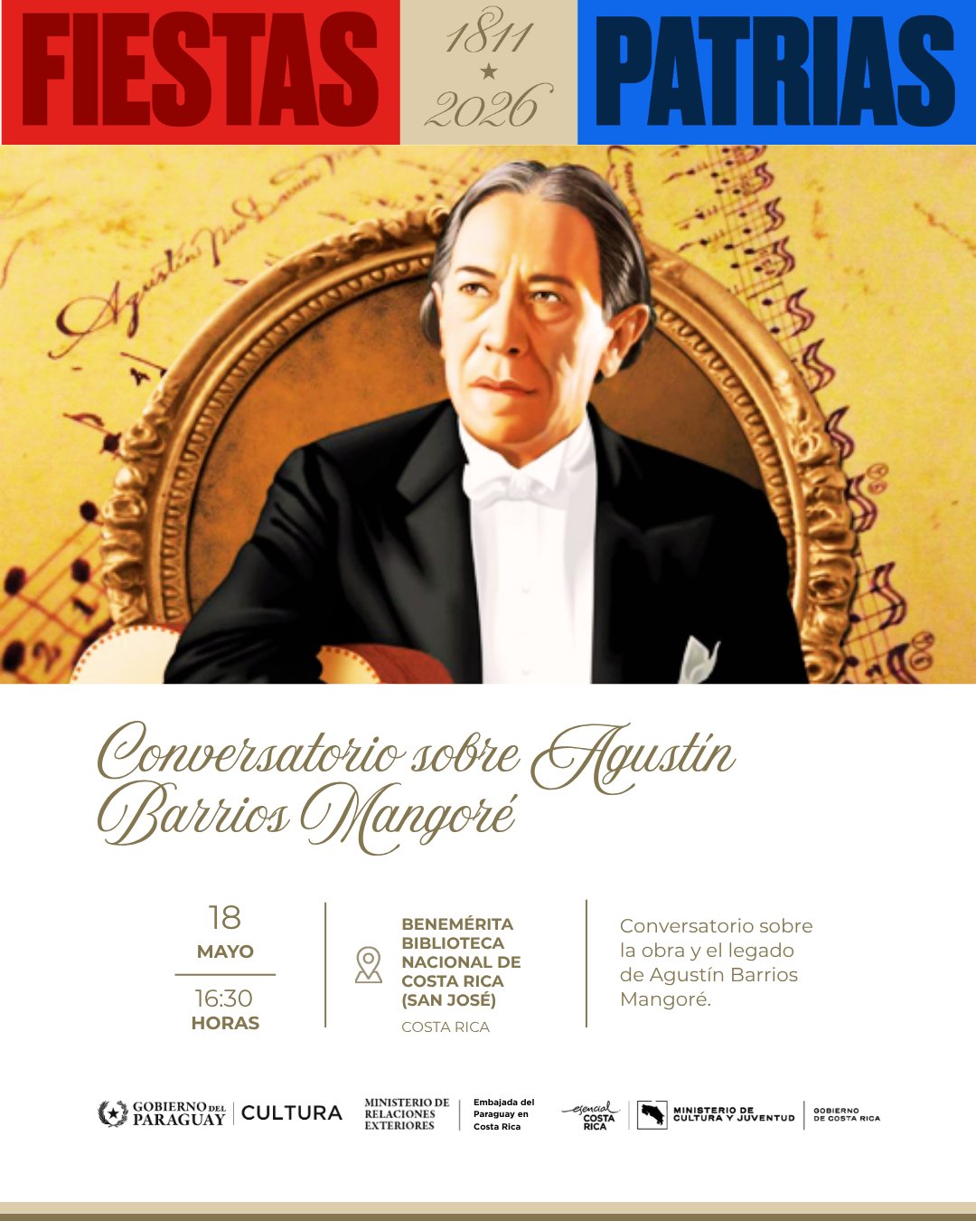 Conversatorio sobre Agustín Barrios Mangoré
