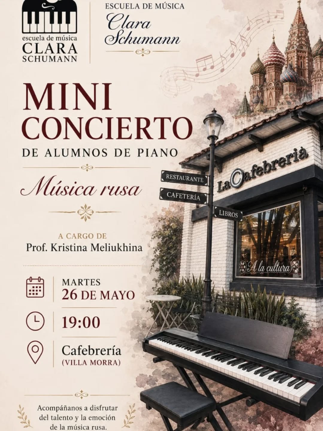 Mini Concierto de Música Rusa — Prof. Kristina Meliukhina