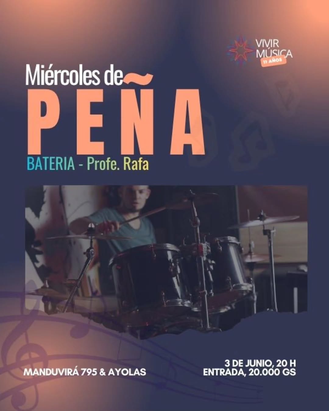 Peña de Bateristas — Vivir Música