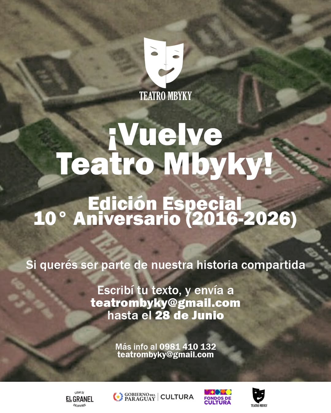 Teatro Mbyky 2026 — Convocatoria de Obras Cortas