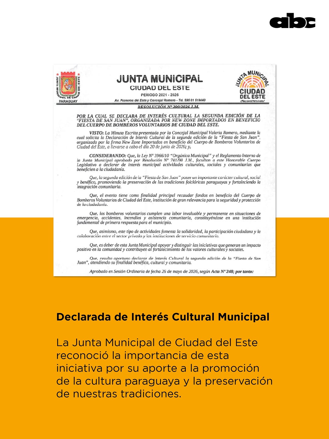 POR LA CUAL SE DECLARA DE INTERÉS CULIURAL LA SEGUNDA EDICIÓN DE LA FiESTA DE SA
