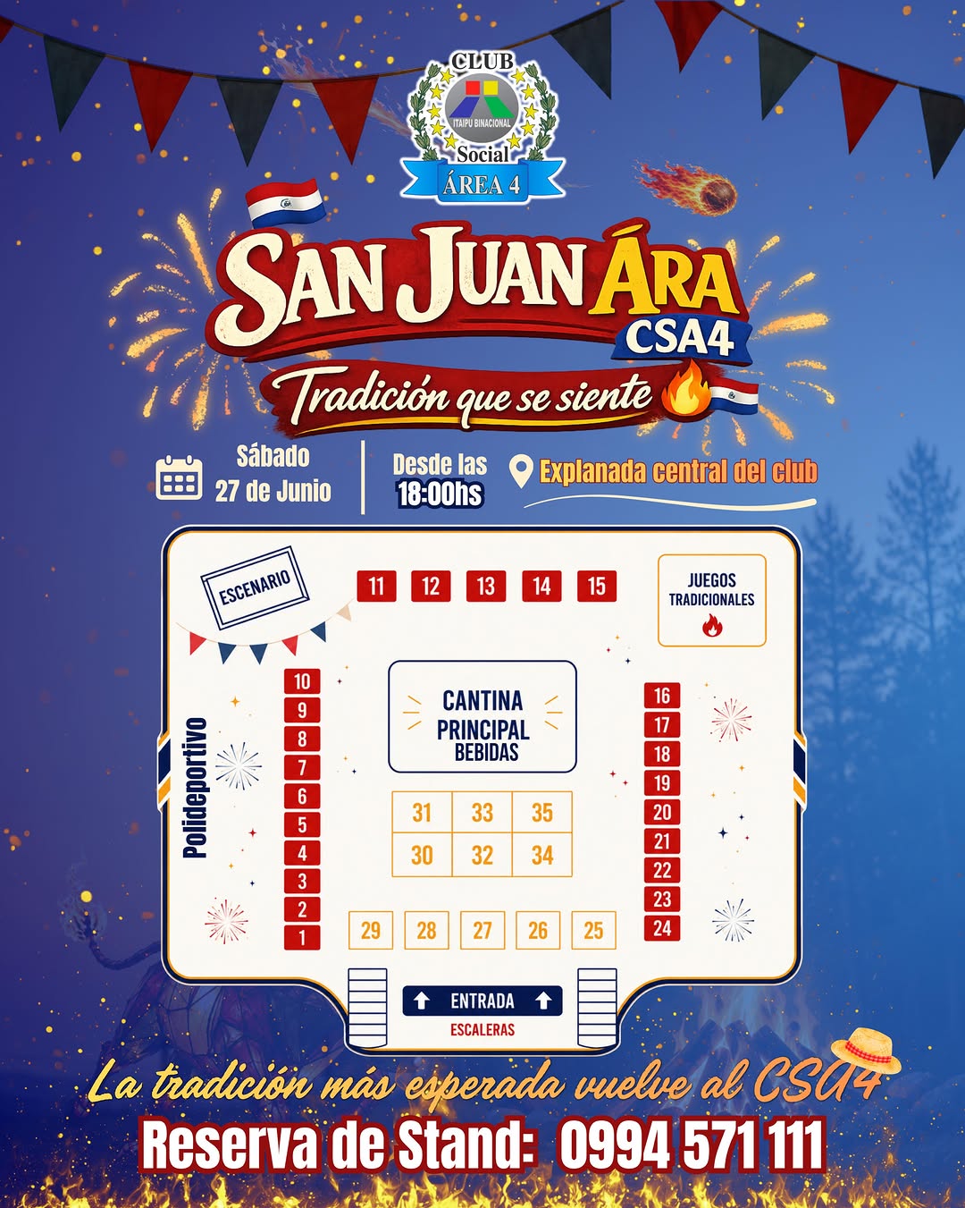 San Juan Ára — Club Social Área 4 (CSA4)