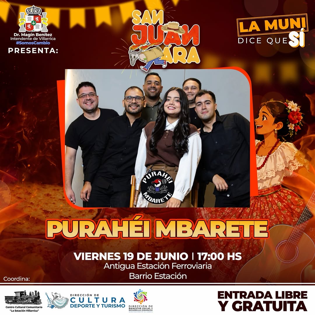 PURAHÉI MBARETE VIERNES 19 DE JUNIO 17800 HS Antigua Estación Ferroviaria Coordi