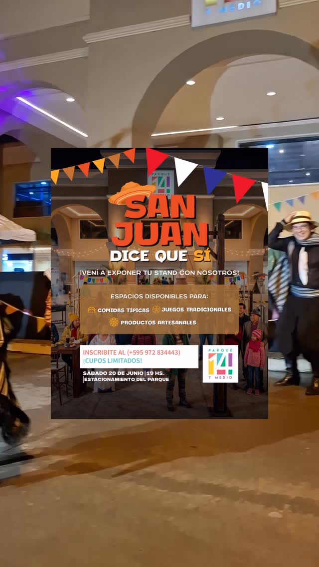 Si JuAy DICE QUE SI iVEni A EXPONER Tu STAND CON NOSOTROS!