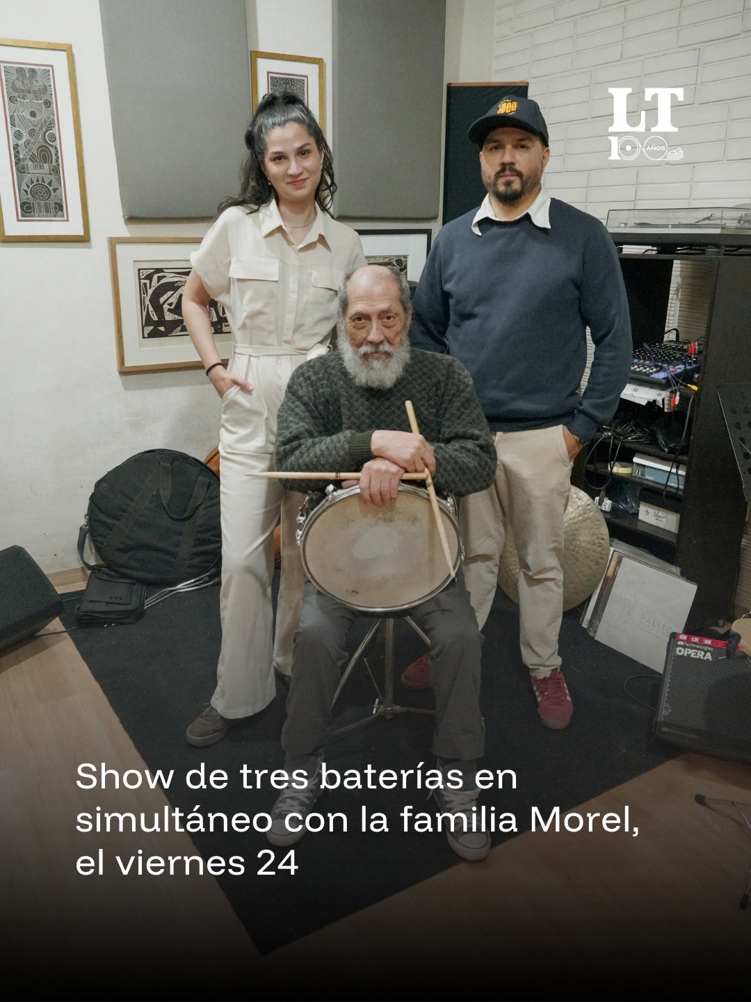 3 por 3: Tres Baterías en un Mismo Escenario