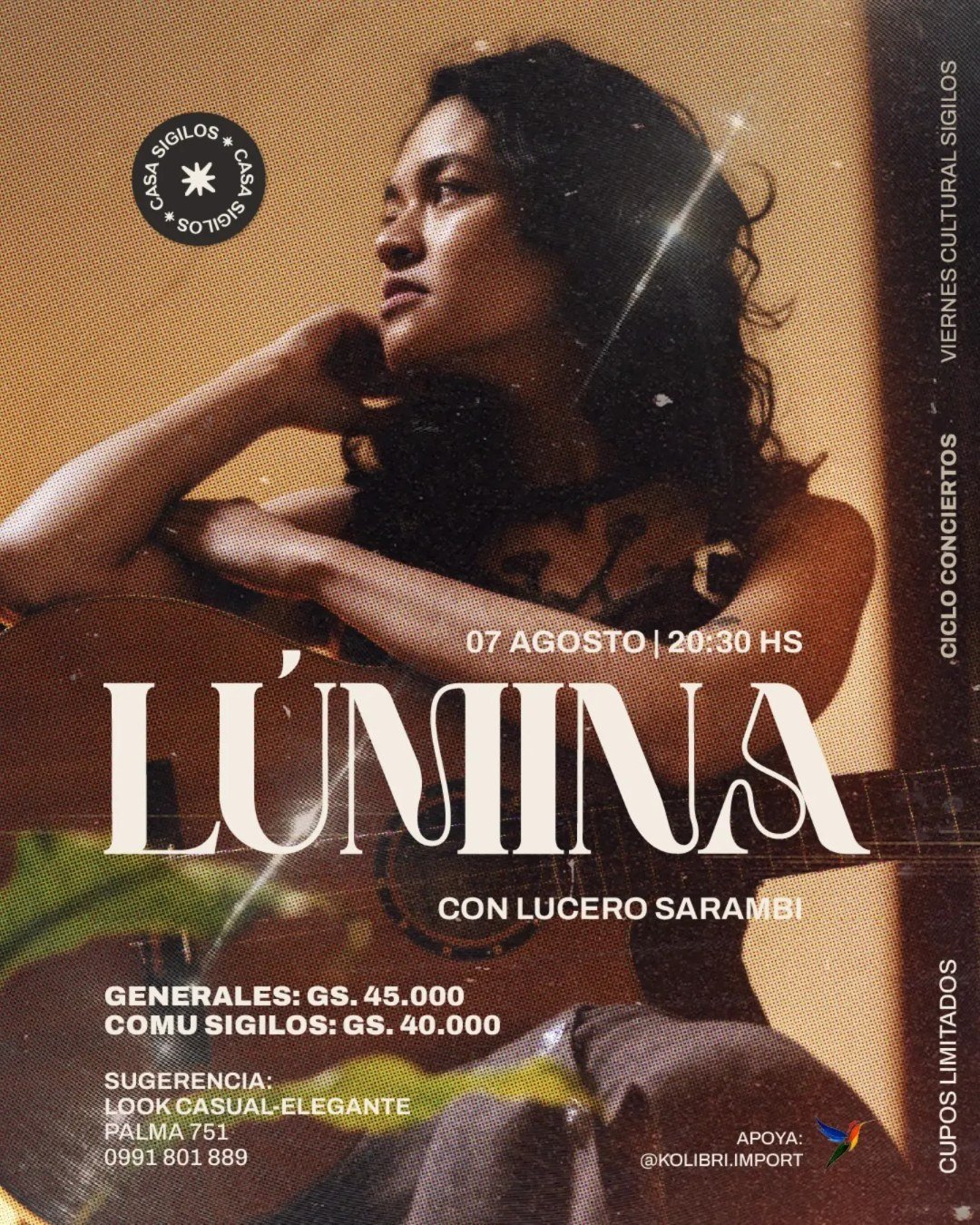LÚMINA – Concierto de Lucero Sarambi