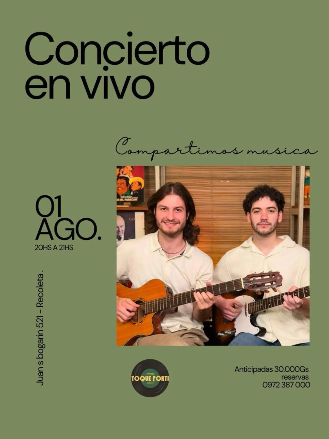Toque Porti – Música Acústica en Aguije