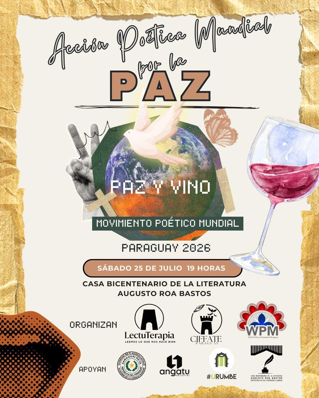 Tertulia Poetica "Paz y Vino: el cuerpo de la Tierra"