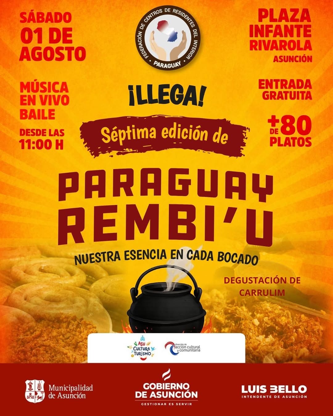 7.ª edicion de Paraguay Rembi'u
