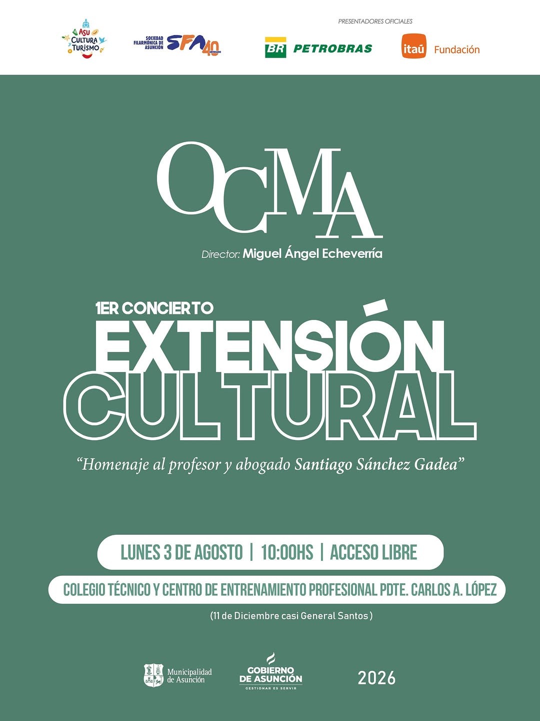 OCMA - 1.er concierto de Extension Cultural 2026