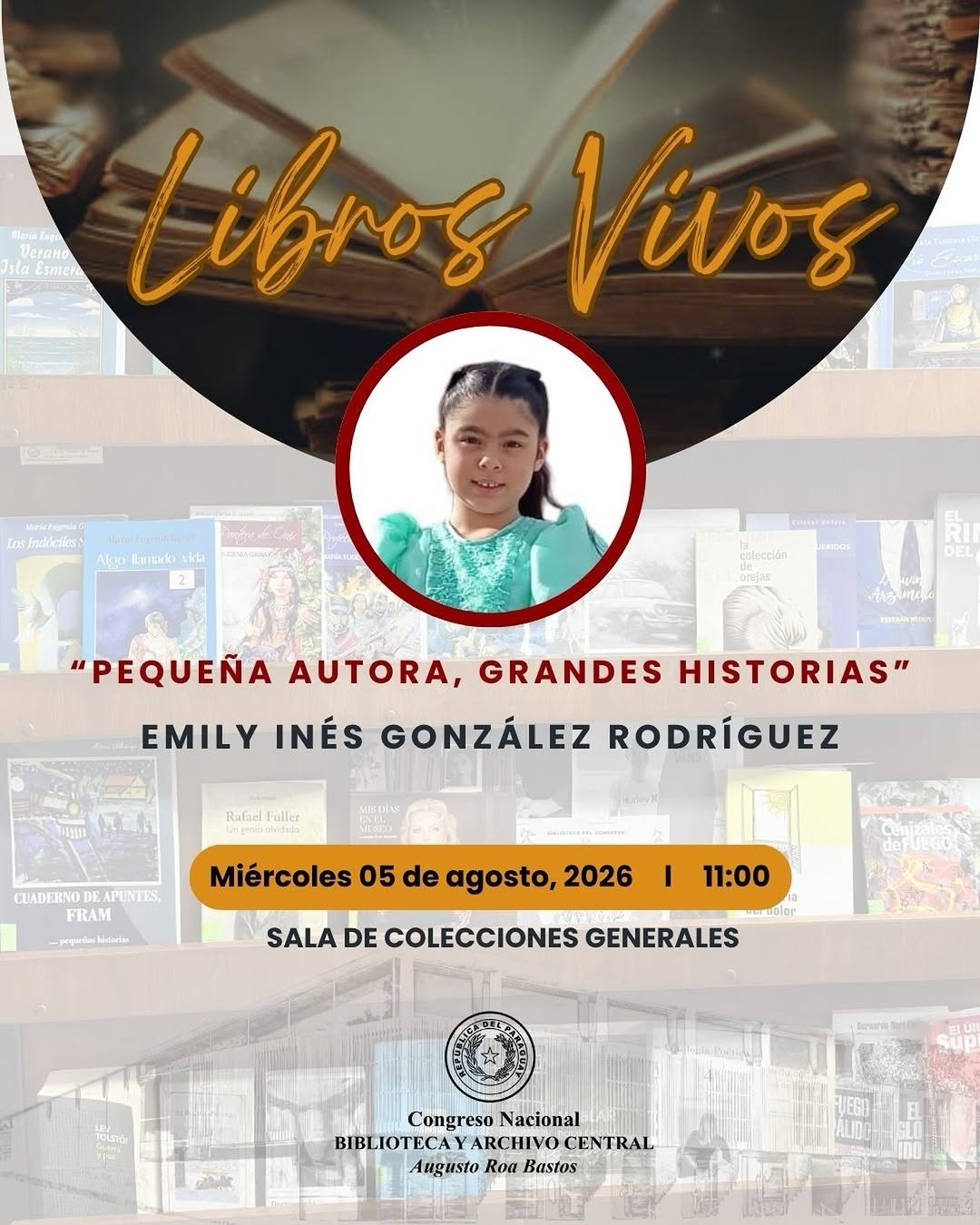 Libros Vivos - "Pequena autora, grandes historias"
