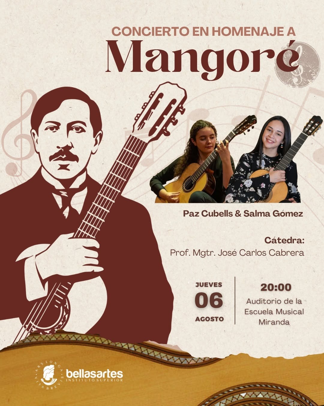 Concierto en Homenaje a Agustín Pío Barrios "Mangoré"