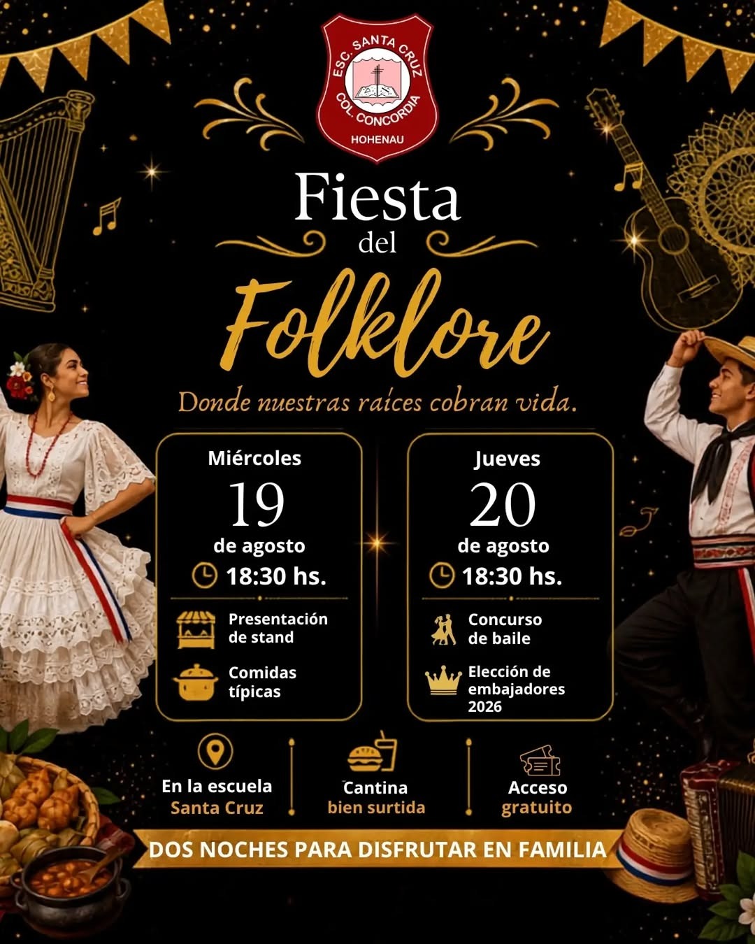 23ª Fiesta del Folklore - Escuela Santa Cruz