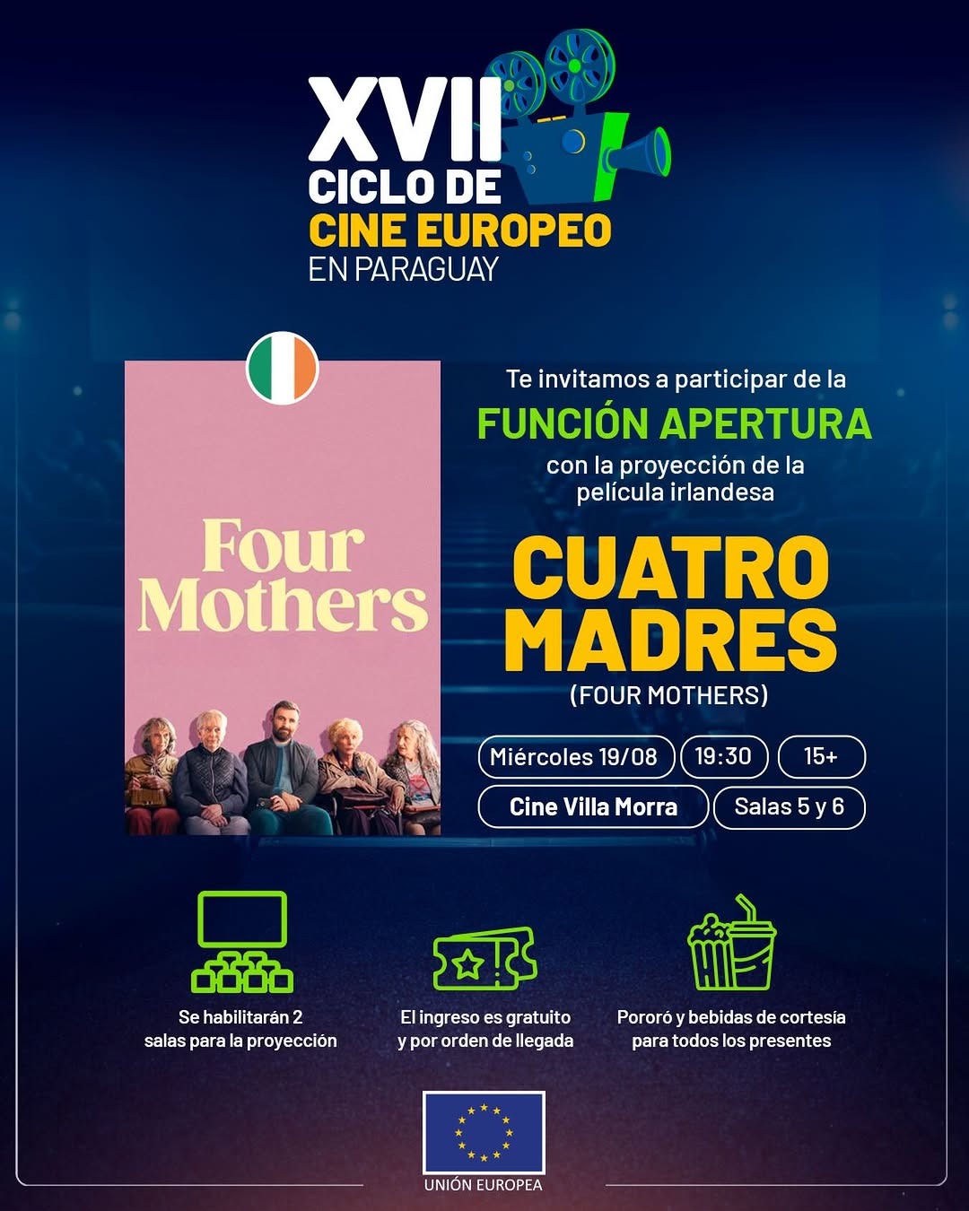XVII Ciclo de Cine Europeo - Función de apertura: "Cuatro Madres"