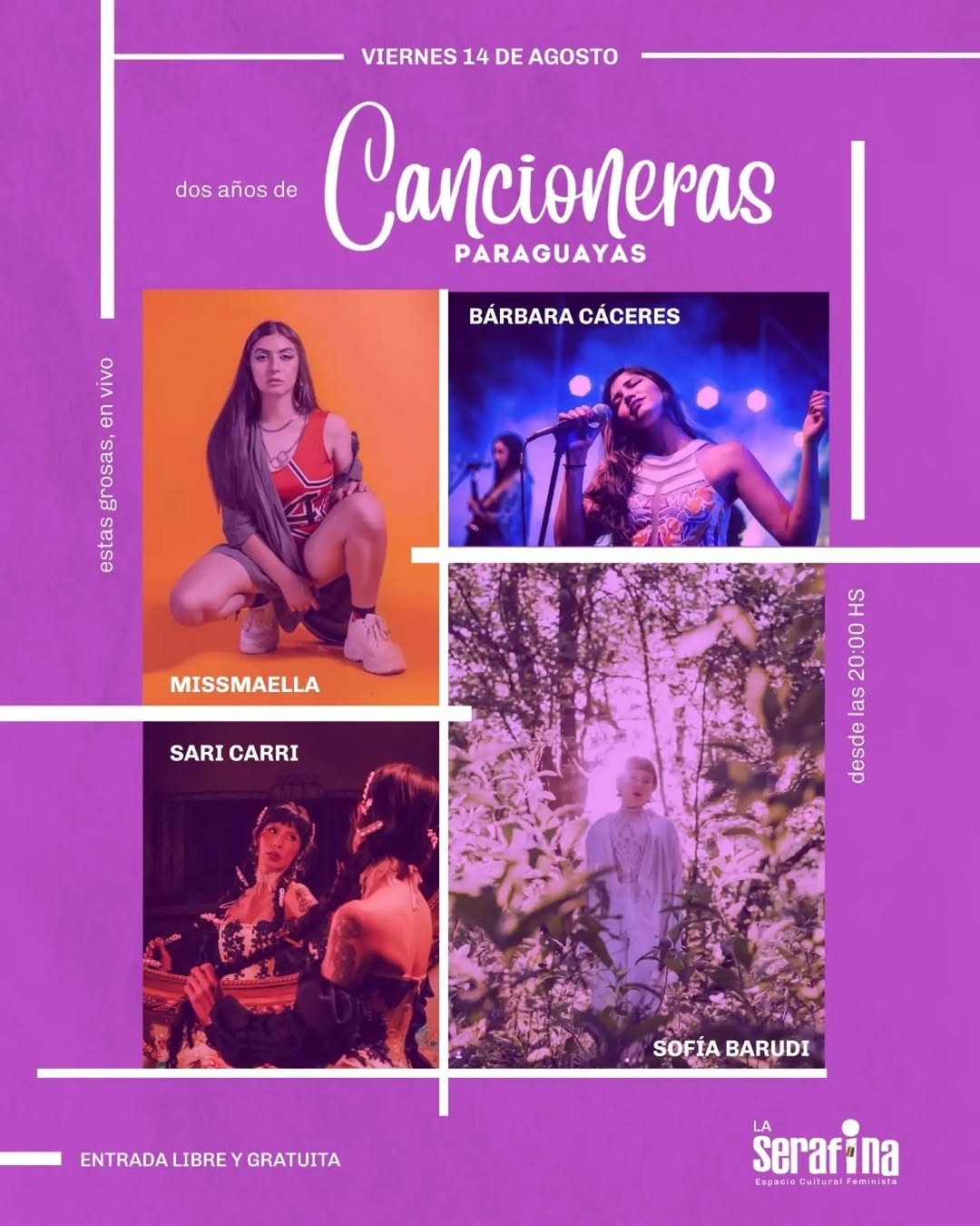 III Concierto de Compositoras Paraguayas – Cancioneras PY