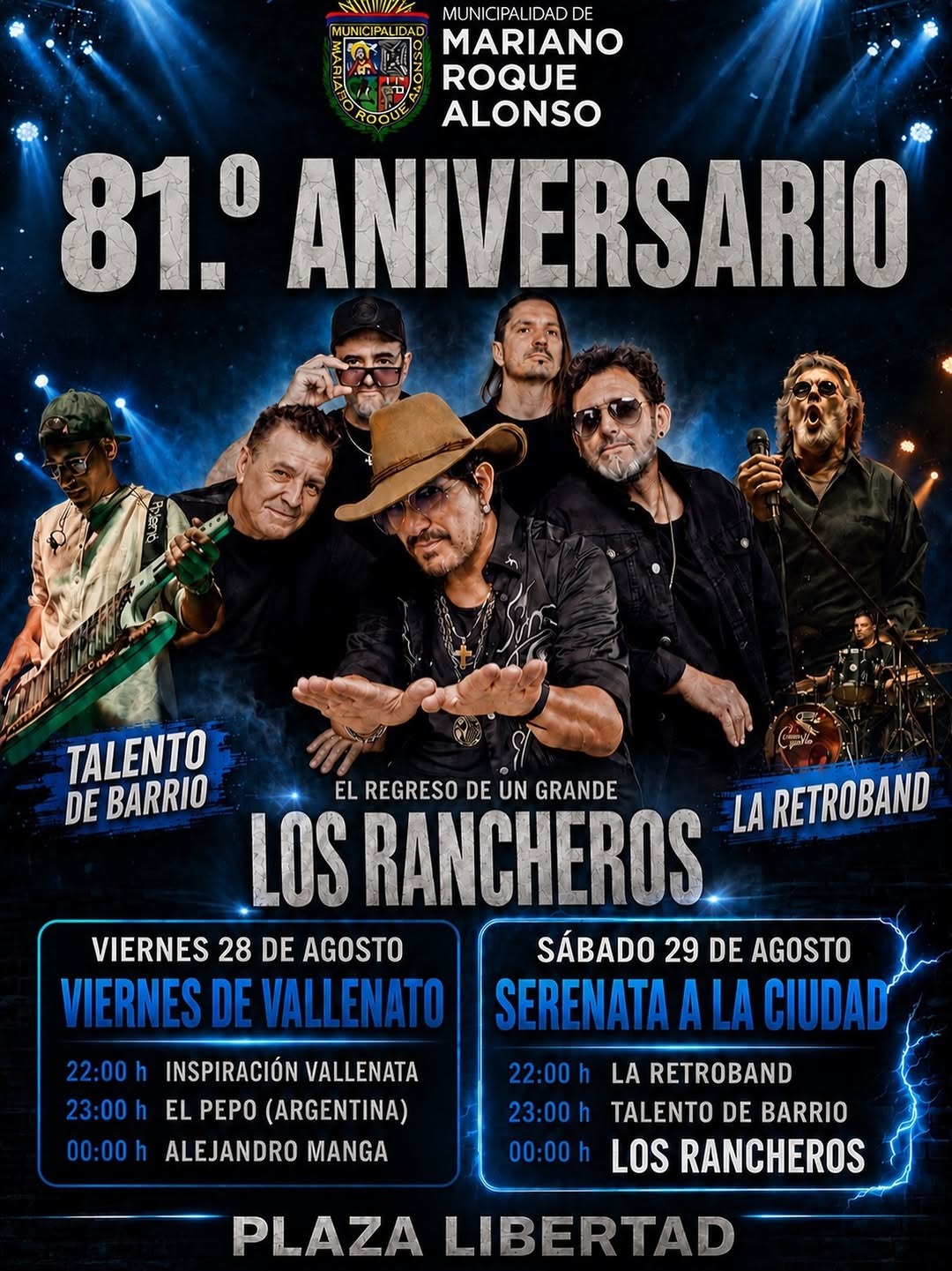 81° Aniversario de Mariano Roque Alonso