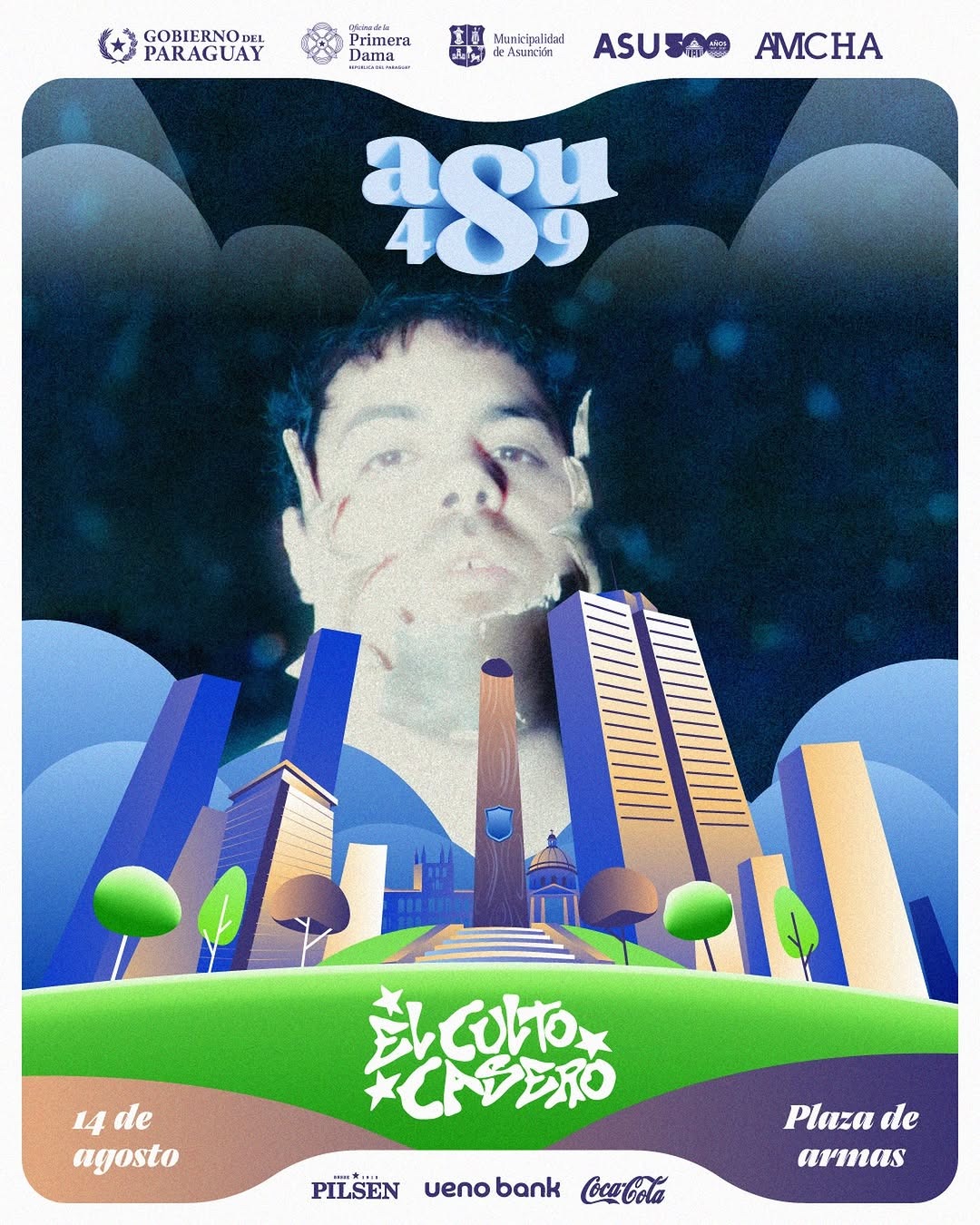 Sentí el Centro - Aniversario de Asunción con El Culto Casero