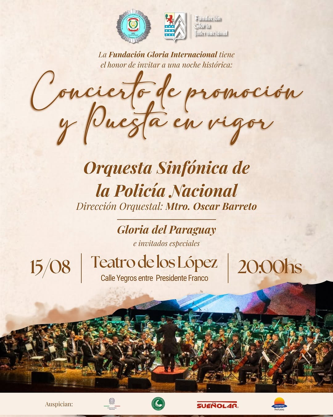 Concierto de Promoción y Puesta en Vigor del Teatro de los López