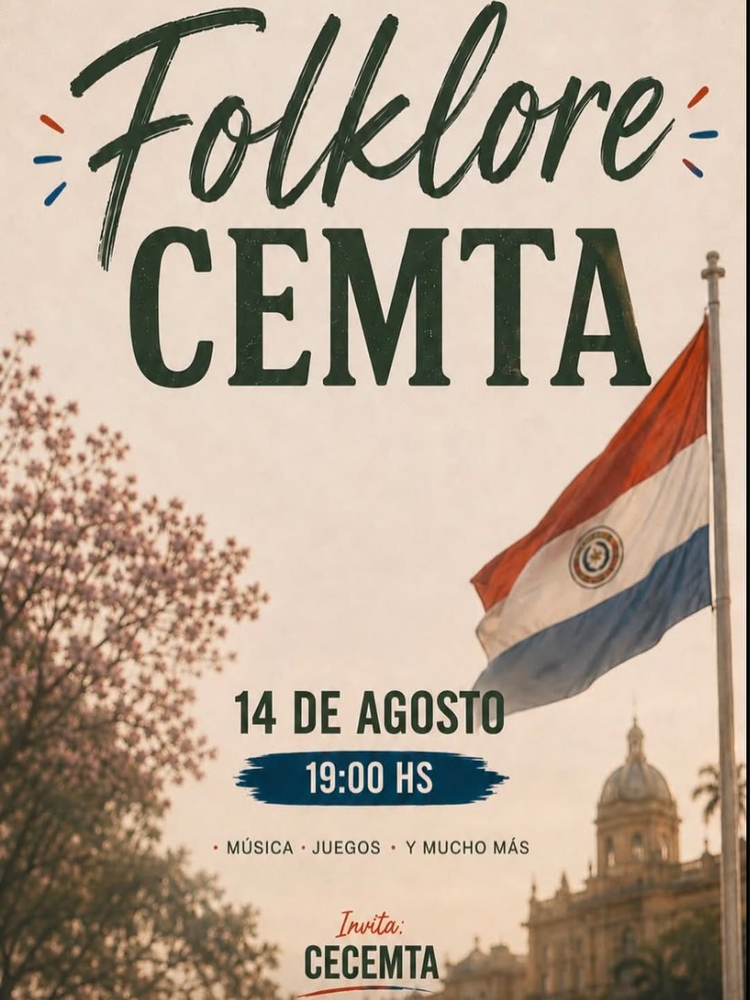 Noche de Folklore Paraguayo en CEMTA
