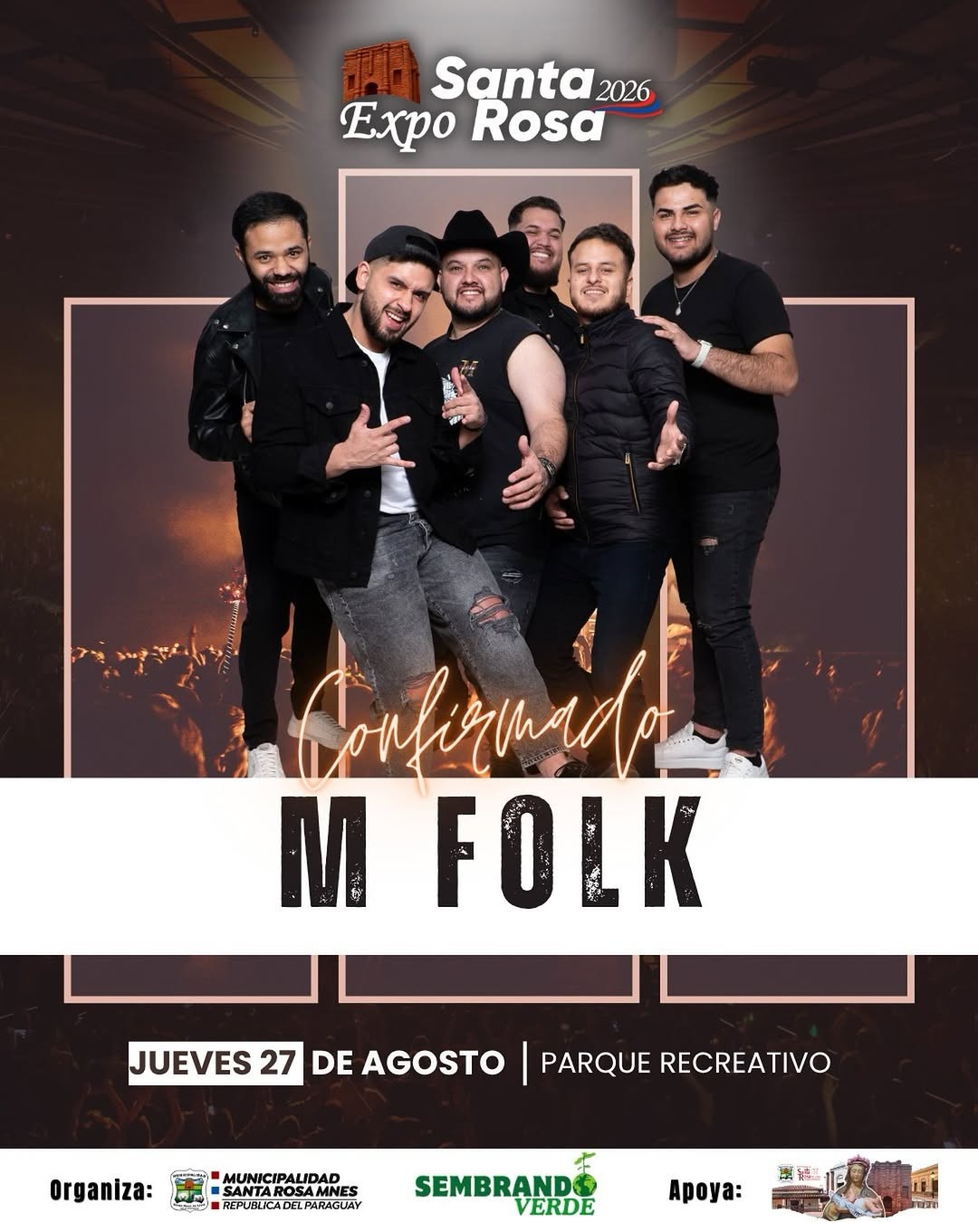M Folk en vivo - Expo Santa Rosa 2026