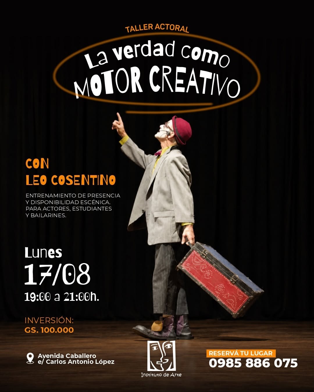 Taller actoral: La verdad como motor creativo