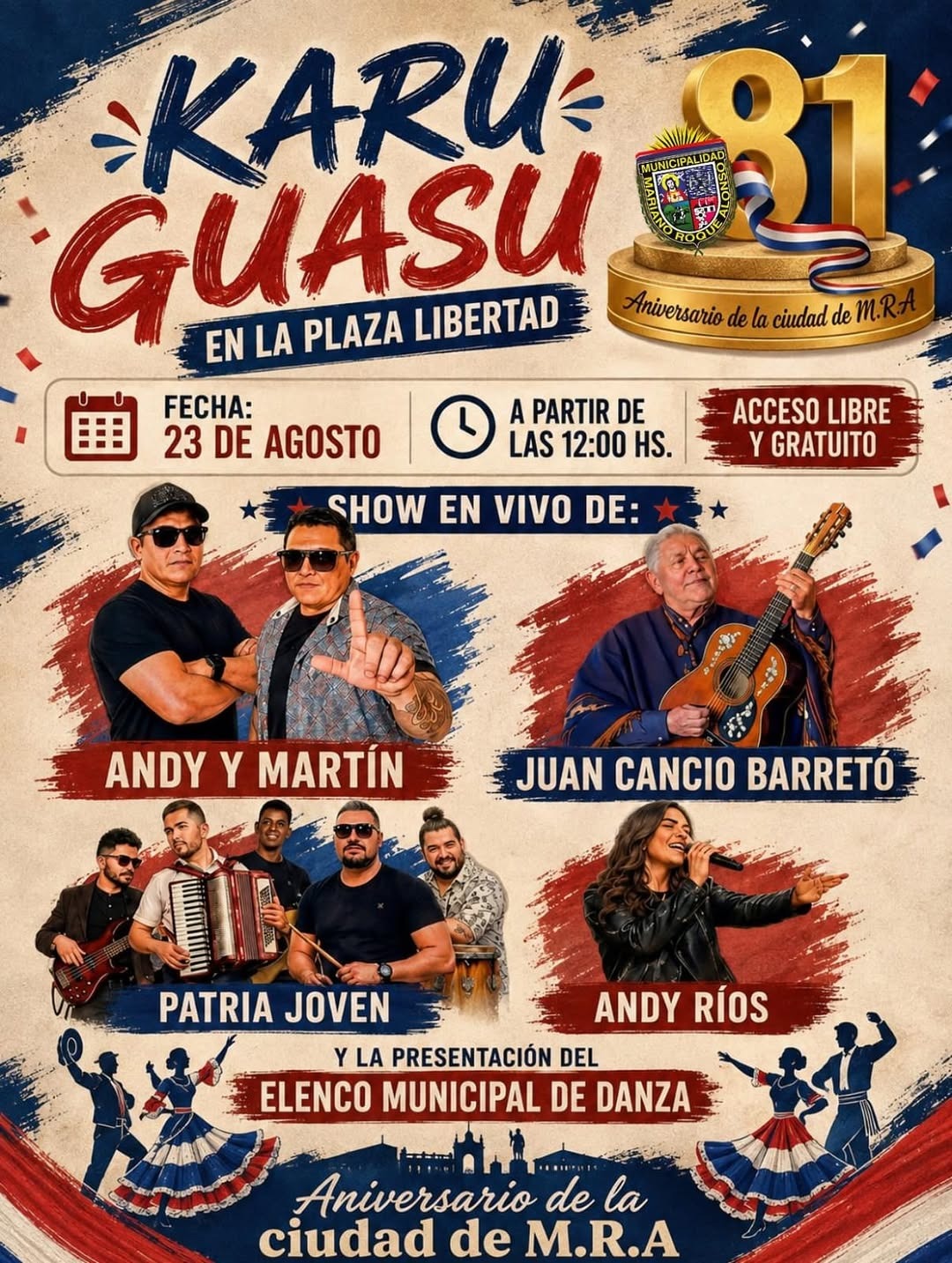 Gran Karu Guasu por el 81° Aniversario de Mariano Roque Alonso
