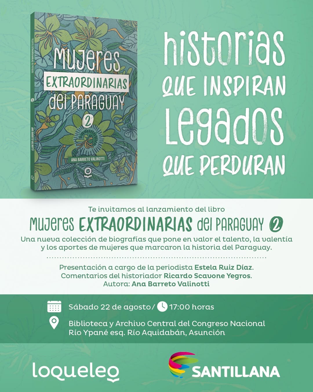 Presentación de "Mujeres extraordinarias del Paraguay 2"