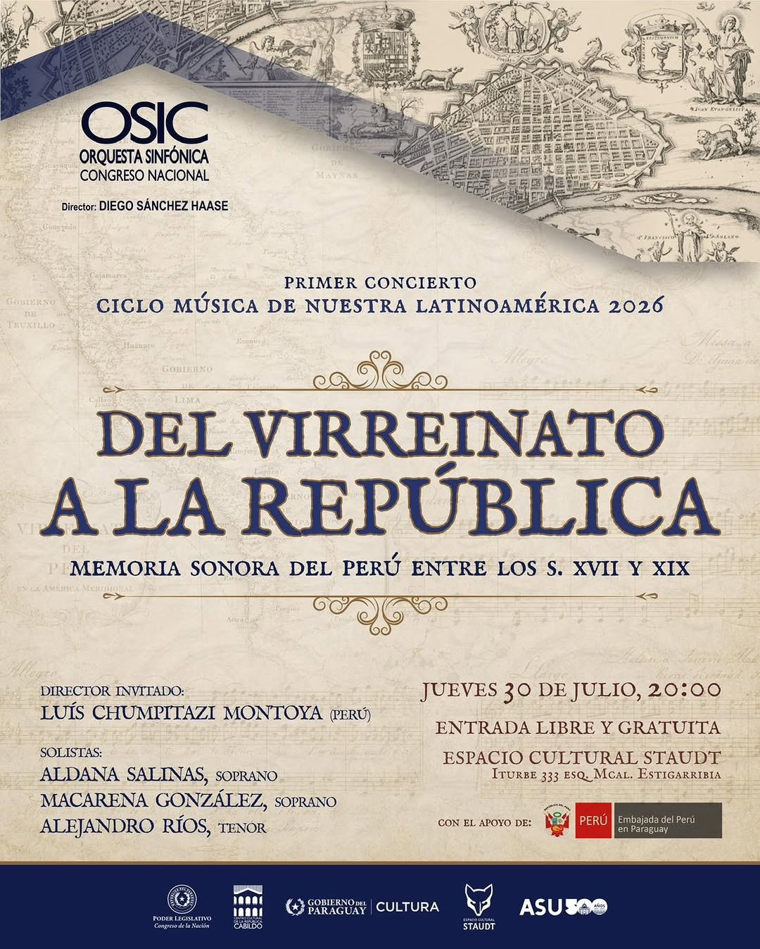 OSIC - Ciclo "La musica de nuestra America Latina 2026"